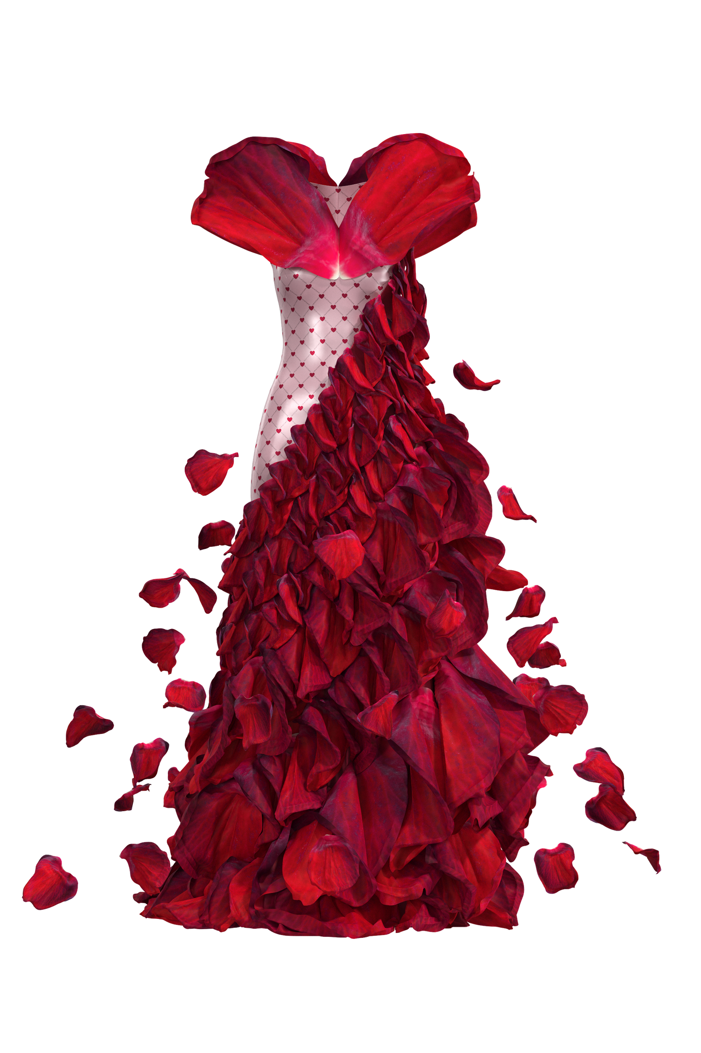  | Rose petal dress