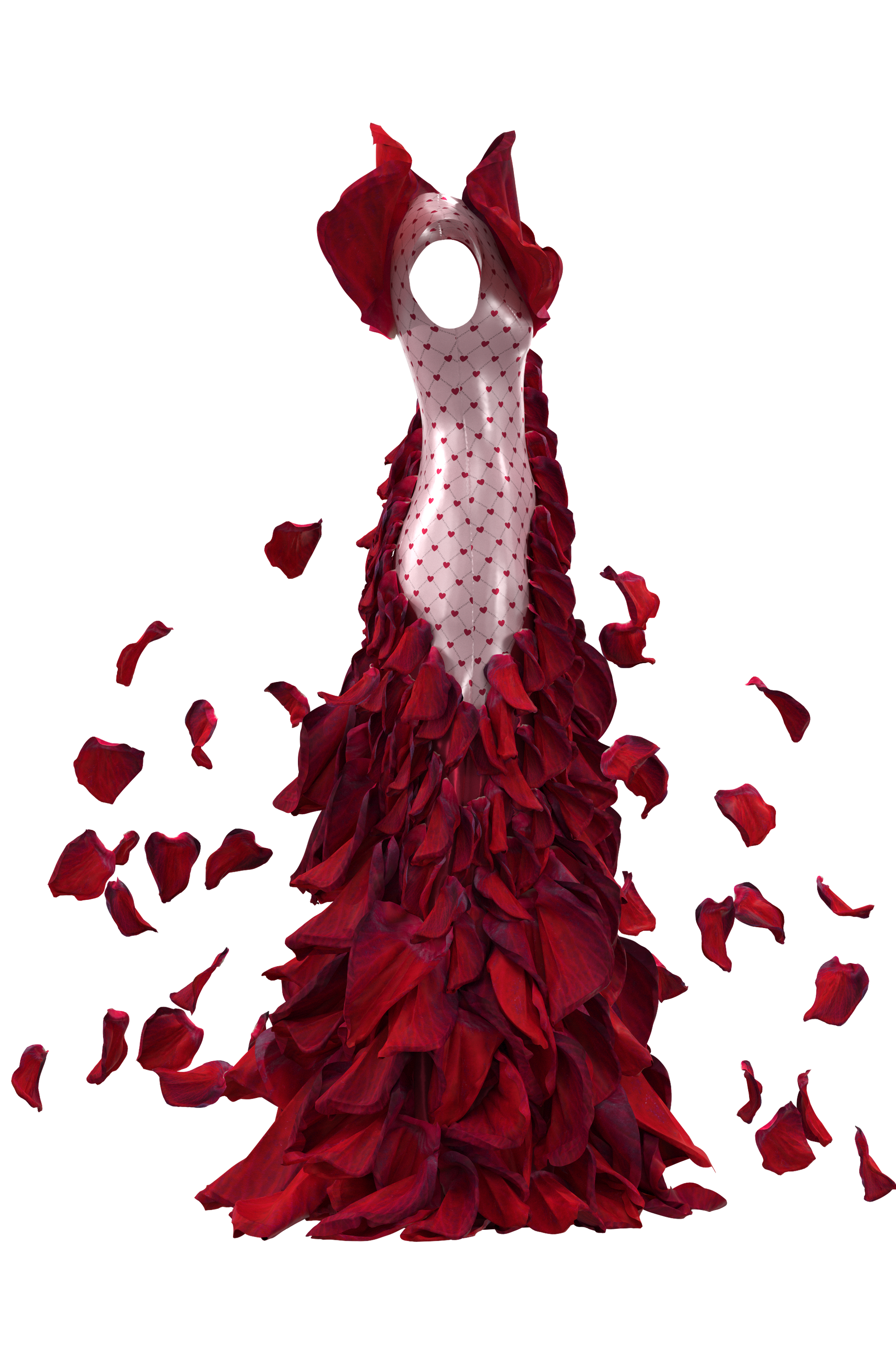 Printemps | Rose petal dress