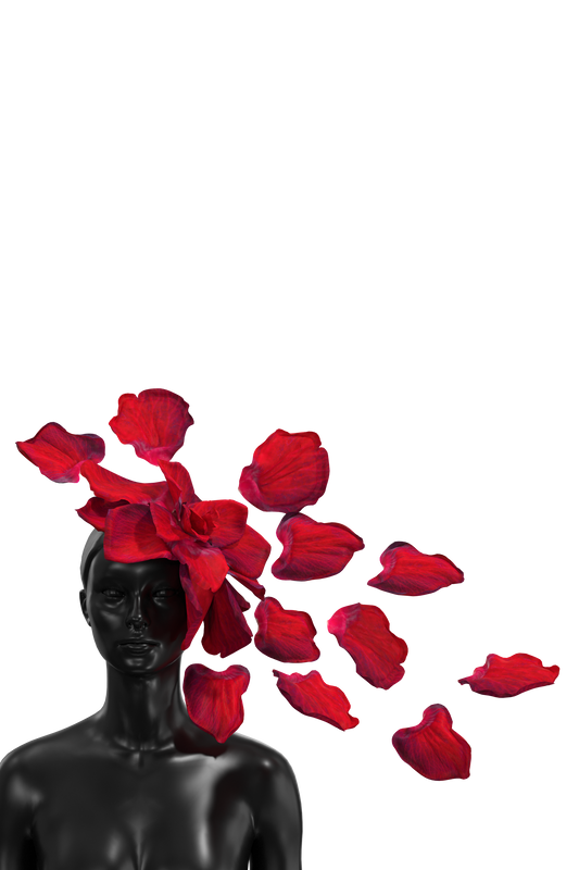 Rose petal hat