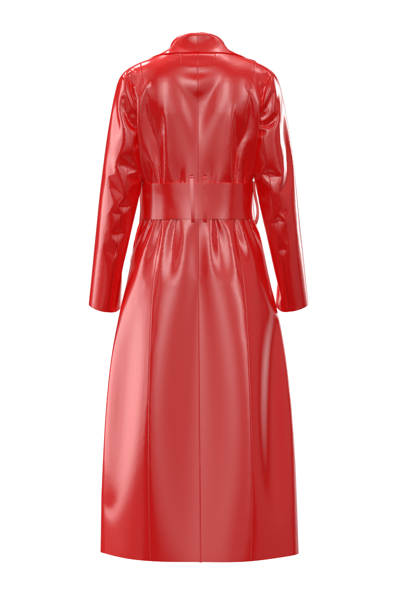  | Classic Trench Coat Red