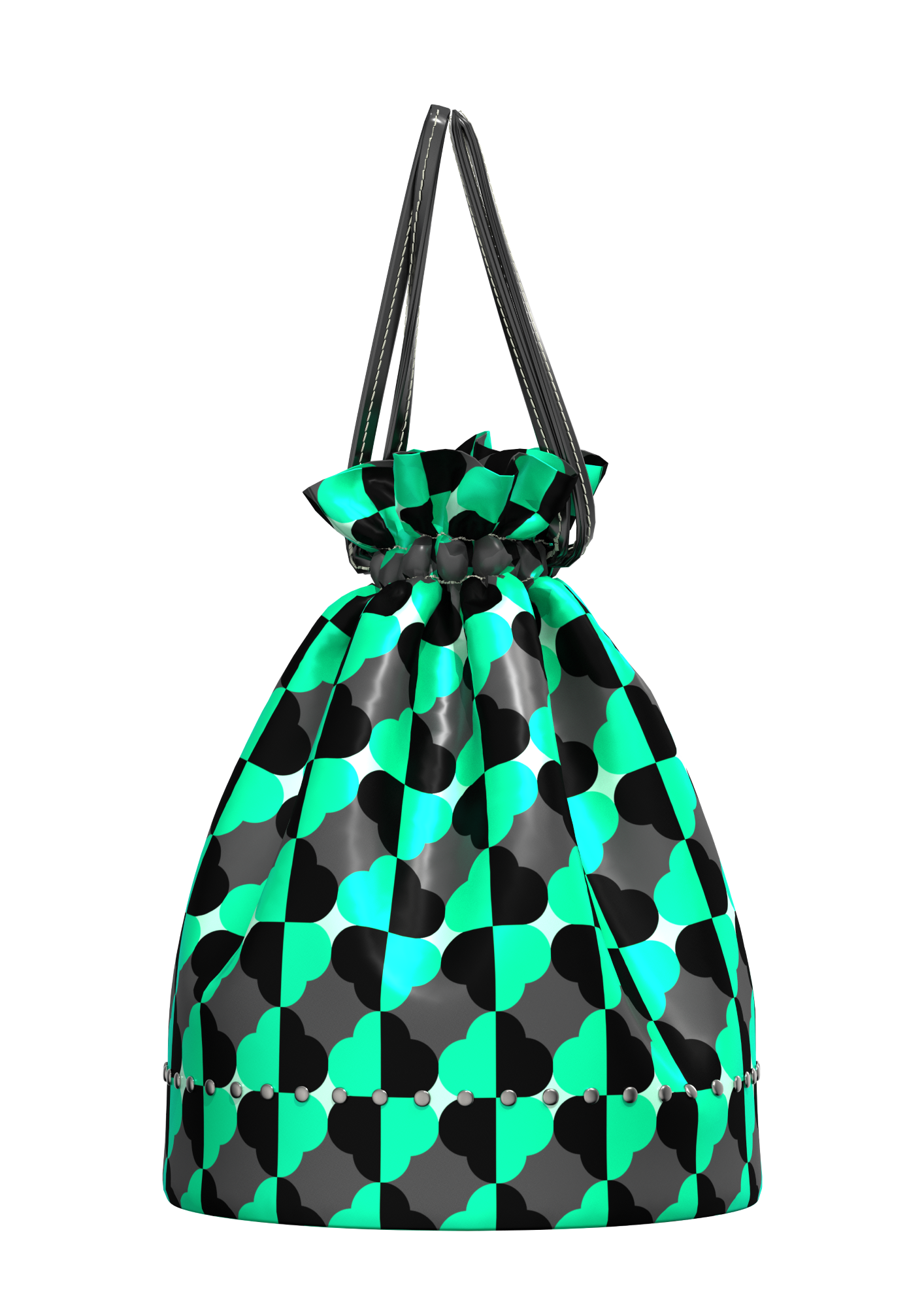  | Mini Duffle style handbag Green
