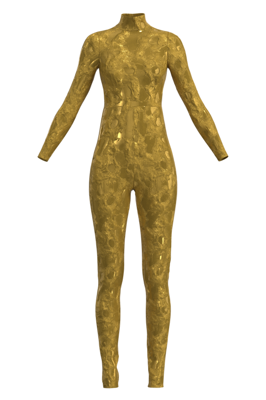 Full Body Golden Catsuit